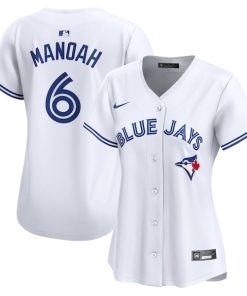 Alek Manoah Toronto Blue Jays Nike Women's  Home Limited Player Jersey - White