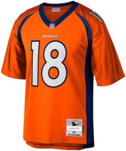 Alternative view of Peyton Manning Denver Broncos Big & Tall 2015 Retired Player Replica Jersey - Orange