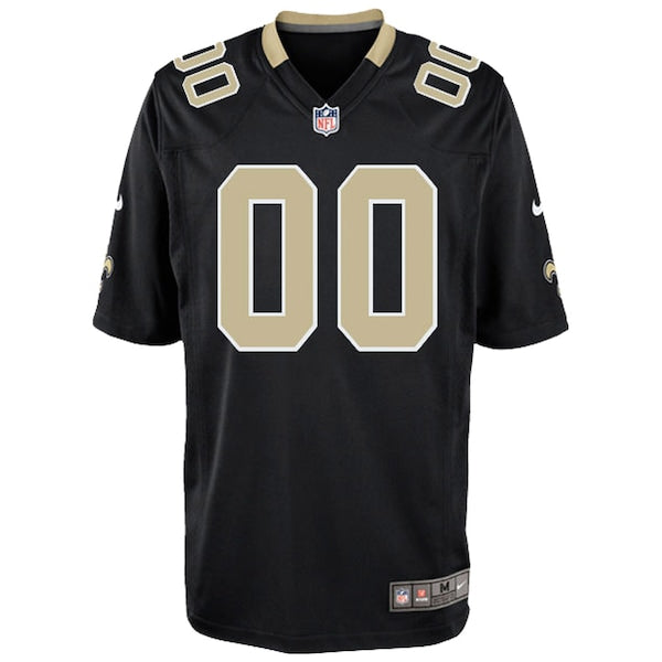 New Orleans Saints Nike Youth Custom Game Jersey - Black - Image 3