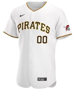Alternative view of Pittsburgh Pirates Nike Home Pick-A-Player Retired Roster Authentic Jersey - White