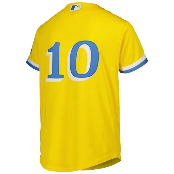 Trevor Story Boston Red Sox Nike Youth City Connect Replica Player Jersey - Gold - Image 3