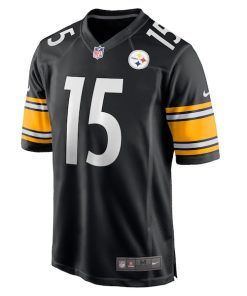 Alternative view of Denzel Mims Pittsburgh Steelers Nike  Game Jersey -  Black