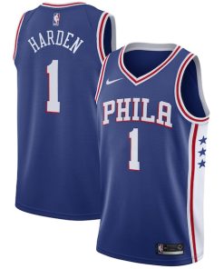 James Harden Philadelphia 76ers Nike Swingman Jersey - Icon Edition - Royal