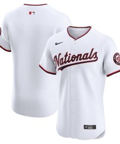 Washington Nationals Nike Home Elite Jersey - White