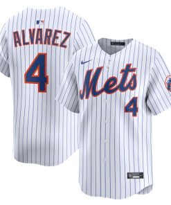 Francisco Alvarez New York Mets Nike Home Limited Player Jersey - White