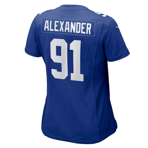 Darius Alexander New York Giants Nike Women's Team Game Jersey - Royal - Image 3