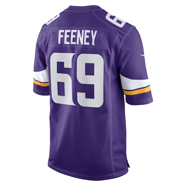 Dan Feeney Minnesota Vikings Nike Team Game Jersey - Purple - Image 3