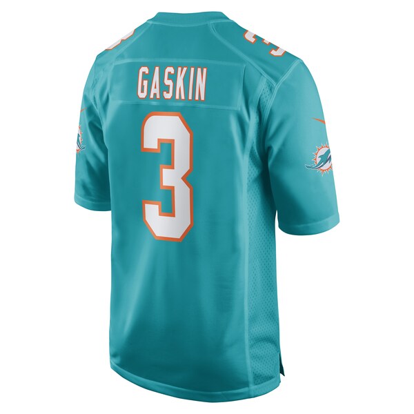 Myles Gaskin Miami Dolphins Nike Game Player Jersey - Aqua - Image 3