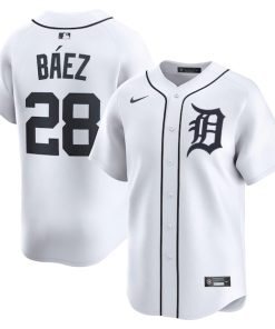 Javier B¨¢ez Detroit Tigers Nike Home Limited Player Jersey - White