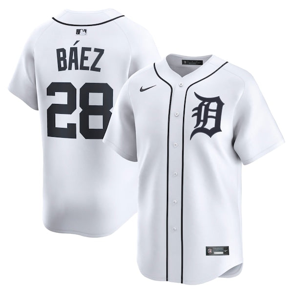 Javier B¨¢ez Detroit Tigers Nike Home Limited Player Jersey - White