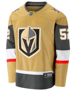 Alternative view of Dylan Coghlan Vegas Golden Knights  Home Breakaway Jersey - Gold