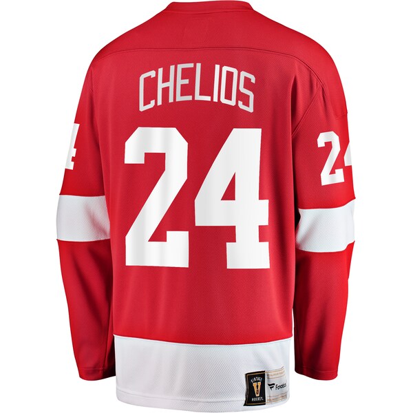 Chris Chelios Detroit Red Wings Premier Breakaway Retired Player Jersey - Red - Image 3