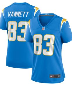 Nick Vannett Los Angeles Chargers Nike Women's Team Game Jersey -  Powder Blue