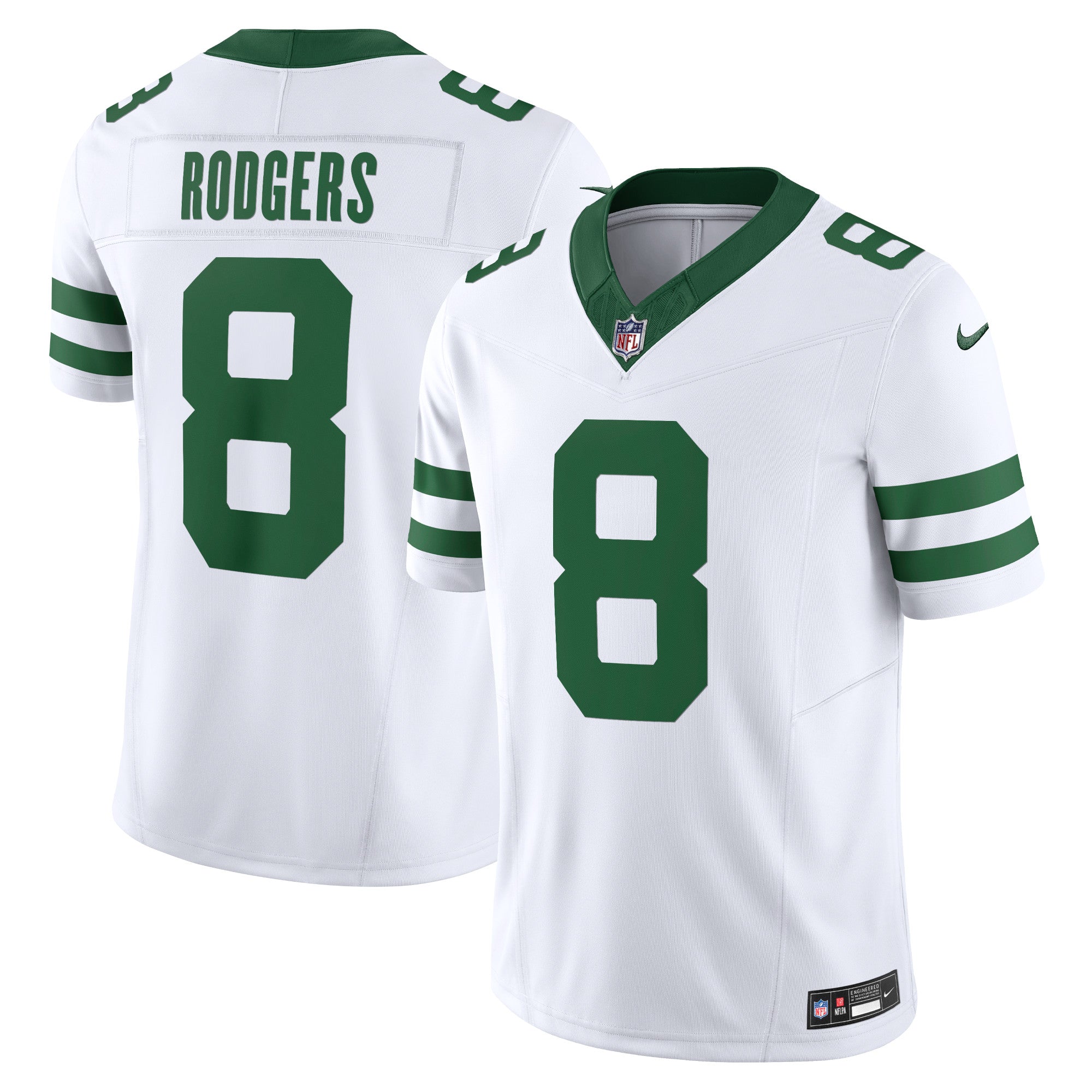 Aaron Rodgers New York Jets Nike Alternate Vapor F.U.S.E. Limited Jersey - Legacy Black - Image 5