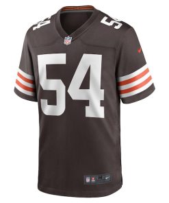 Alternative view of Ogbonnia Okoronkwo Cleveland Browns Nike Game Player Jersey - Brown