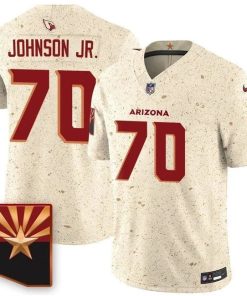 Paris Johnson Jr. Arizona Cardinals Nike 2025 RIVALRIES Vapor Limited Jersey - Natural