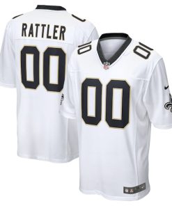 Spencer Rattler New Orleans Saints Nike 2024 NFL Draft Game Player Jersey - White