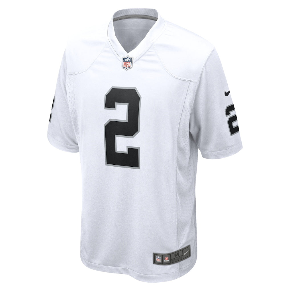 Ashton Jeanty Las Vegas Raiders Nike 2025 NFL Draft First Round Pick Game Jersey - White - Image 2