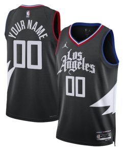 LA Clippers Jordan Brand Unisex 2022/23 Swingman Custom Jersey - Statement Edition - Black