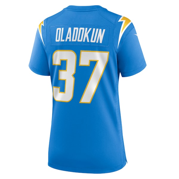 Jordan Oladokun Los Angeles Chargers Nike Women's Team Game Jersey - Powder Blue - Image 3