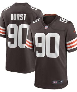 Maurice Hurst Cleveland Browns Nike Game Player Jersey - Brown