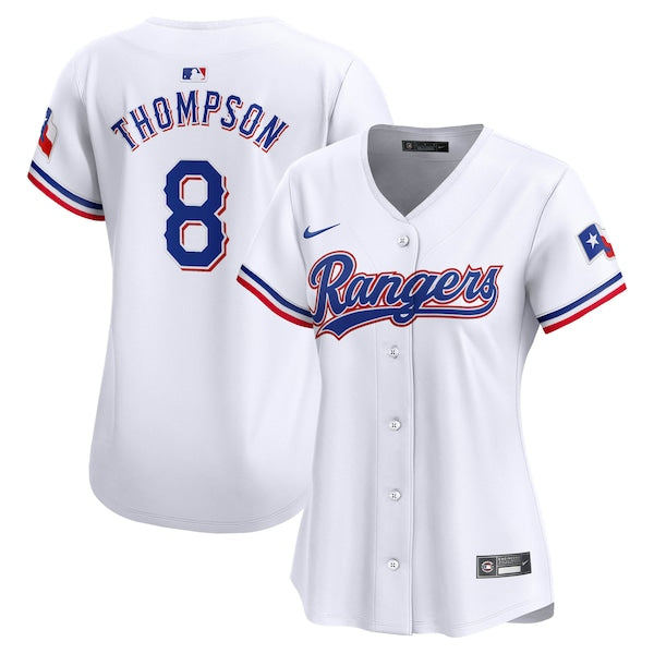 Bubba Thompson Texas Rangers Nike Women's Home Limited Player Jersey - White