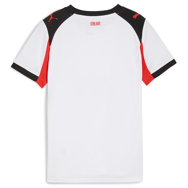 AC Milan Puma Youth 2025/26 Replica Jersey - White/Yellow - Image 4
