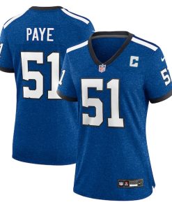 Kwity Paye Indianapolis Colts Nike Women's Indiana Nights Alternate Game Jersey - Royal/Royal