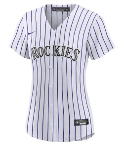 Alternative view of Charlie Blackmon Colorado Rockies Nike Women's Home Replica Player Jersey - White