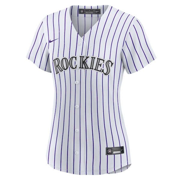 Charlie Blackmon Colorado Rockies Nike Women's Home Replica Player Jersey - White - Image 2