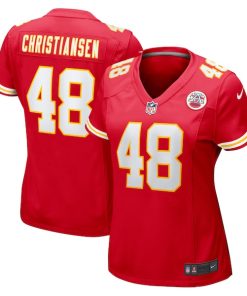 Cole Christiansen Kansas City Chiefs Nike Women's Game Player Jersey - Red