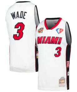 Dwyane Wade Miami Heat Unisex Hall of Fame Class of 2023 Throwback Swingman Jersey - White