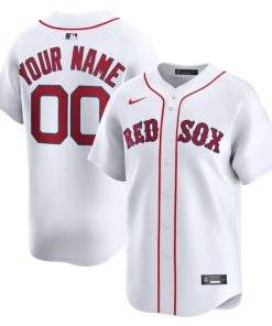Boston Red Sox Nike Home Limited Custom Jersey - White