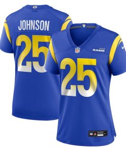 Alternative view of Quindell Johnson Los Angeles Rams Nike Women's Team Game Jersey -  Royal