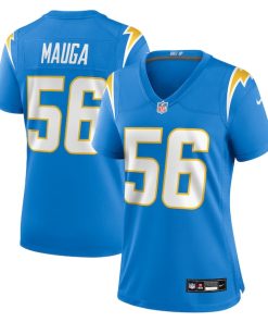 Kanai Mauga Los Angeles Chargers Nike Women's Team Game Jersey -  Powder Blue