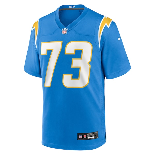 Mekhi Becton Los Angeles Chargers Nike Team Game Jersey - Powder Blue - Image 3