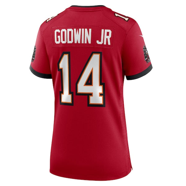 Chris Godwin Jr. Tampa Bay Buccaneers Nike Women's 50th Season Team Game Jersey - Red/White - Image 4