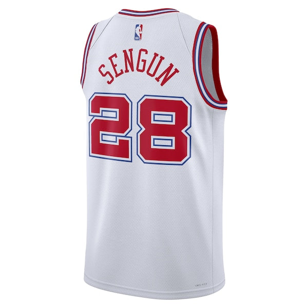 Alperen ?eng¨¹n Houston Rockets Nike Unisex 2025/26 Swingman Jersey - White - City Edition - Image 3