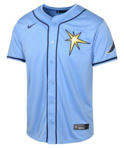 Alternative view of Tampa Bay Rays Nike Youth Alternate Limited Jersey - Light Blue