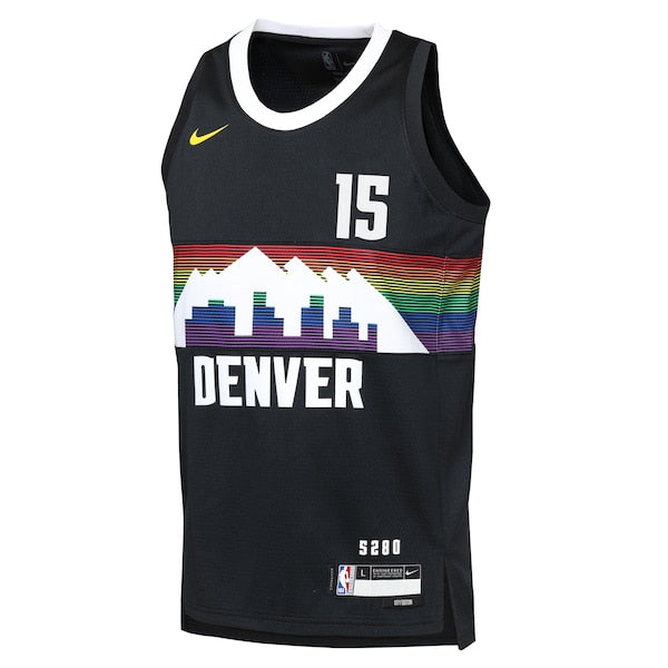 Nikola Joki? Denver Nuggets Nike Youth 2025/26 City Edition Swingman Jersey - Black - Image 2