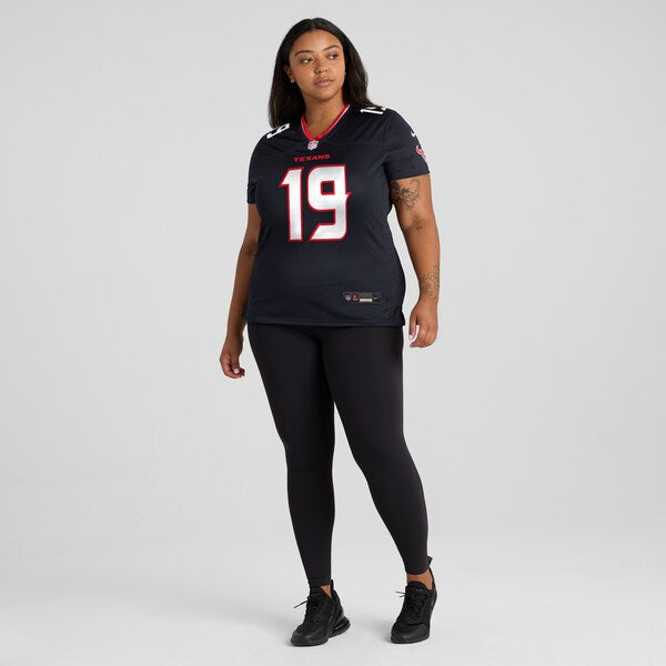 Xavier Hutchinson Houston Texans Nike Women's Team Game Jersey - Navy - Image 3