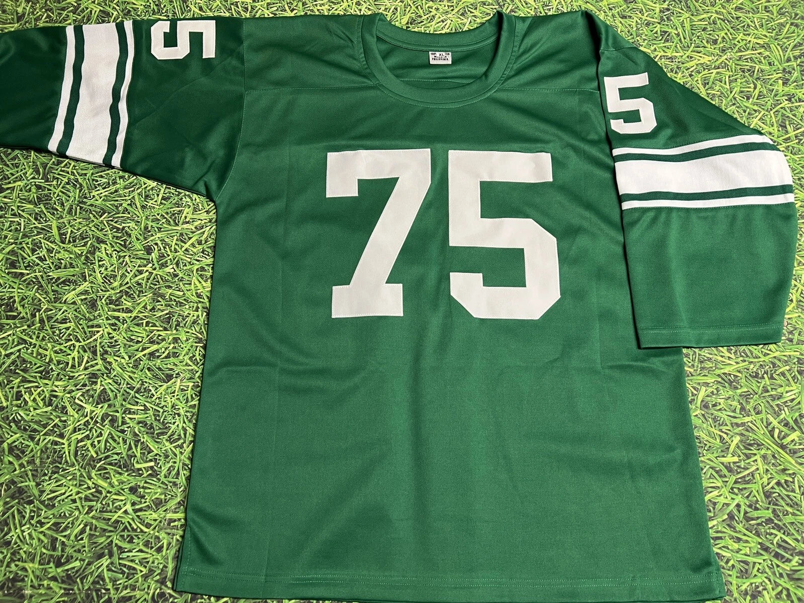 Joe Greene North Texas State University Throwback Jersey - Green - Image 2