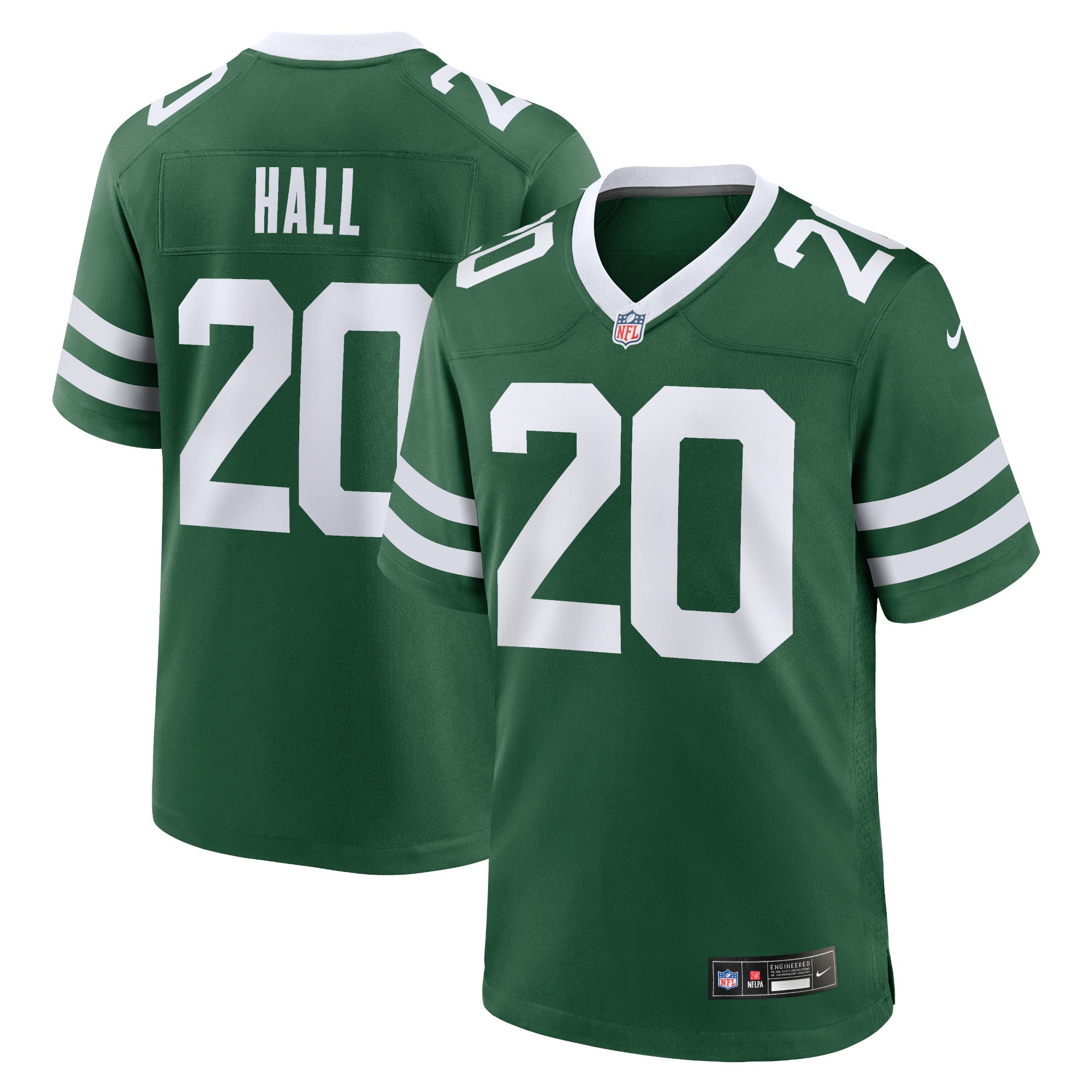 Breece Hall New York Jets Nike Alternate Game Jersey - Legacy Black - Image 7