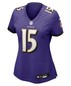 Alternative view of Cooper Rush Baltimore Ravens Nike Women's Team Game Jersey -  Purple