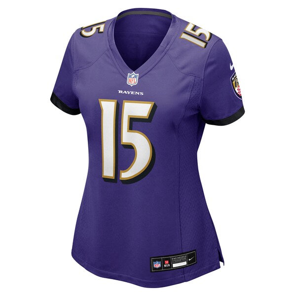 Cooper Rush Baltimore Ravens Nike Women's Team Game Jersey - Purple - Image 2