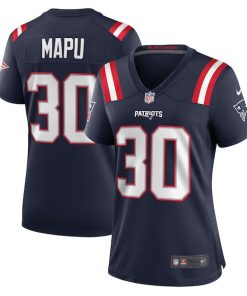 Marte Mapu New England Patriots Nike Women's Team Game Jersey -  Navy