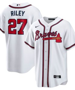 Austin Riley Atlanta Braves Nike Home Replica Player Jersey - White