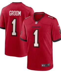 Number 1 Groom Tampa Bay Buccaneers Nike Game Jersey - Red