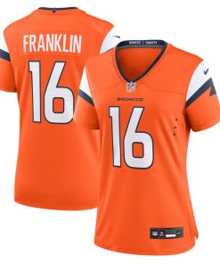 Troy Franklin Denver Broncos Nike Women's Team Game Jersey -  Orange