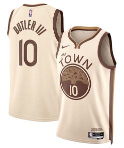 Jimmy Butler III Golden State Warriors Nike Unisex 2025/26 Swingman Jersey - Tan - City Edition